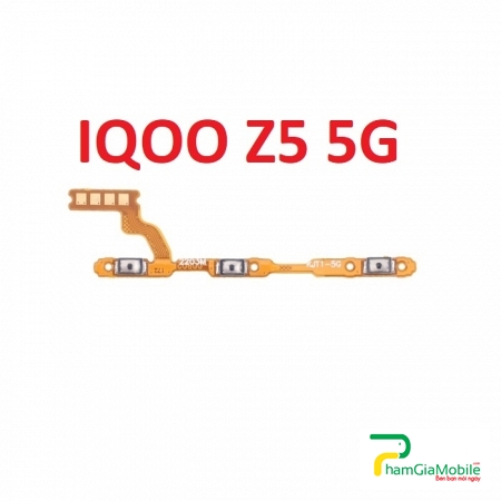 Dây Cáp Nút Nguồn Âm Lượng Vivo IQOO Z5 5G Âm Lượng Power & Volume Button Flex Cable